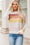 Multi Color Long Sleeve Sweater