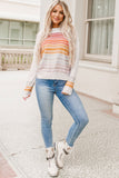 Multi Color Long Sleeve Sweater