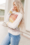 Multi Color Long Sleeve Sweater