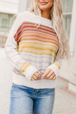 Multi Color Long Sleeve Sweater