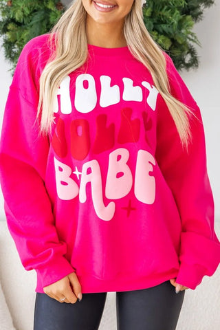 Holly Jolly Babe Pullover