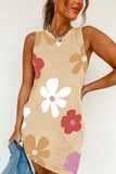 Floral Sleeveless Tank Dress